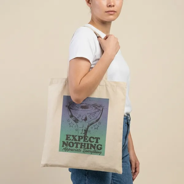 Expect_Nothing_Appreciate_Everything_Everyday_Totebag_Non_Zipper_Closure_(Pack_of_2)