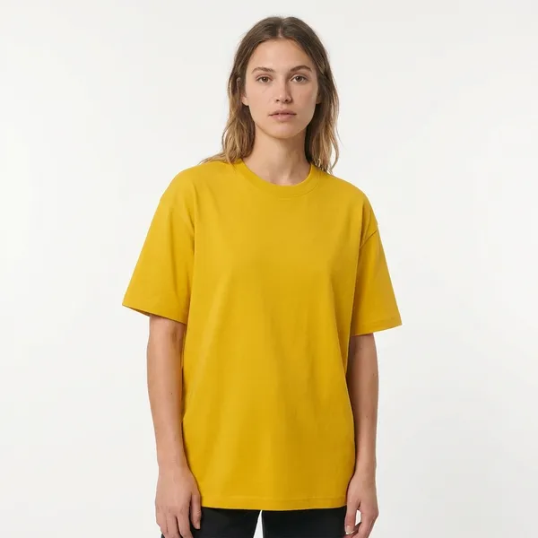 Mustard_Yellow_Solid_Oversized_Tee_240Gsm_Cotton_Tshirt