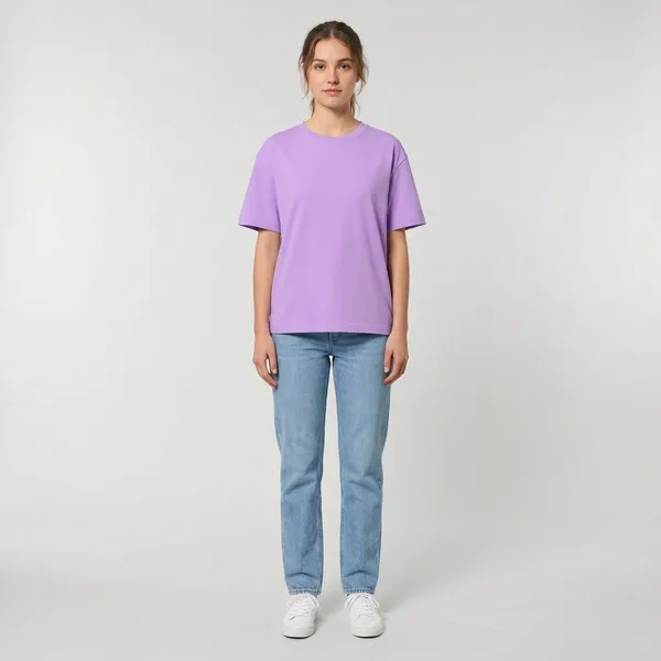 Lavender_Solid_Oversized_Tee_240Gsm_Cotton_Tshirt