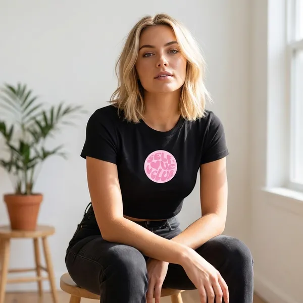 Self_Love_Club_Baby_Tee_190Gsm_Crop_Tee