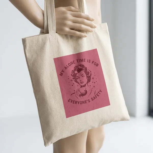 Combo_of_'for_everyone's_safety'Everyday_Tote_bag_&_Canvas_pouch_|_Tote_Bag_with_Non_Zipper_Closure