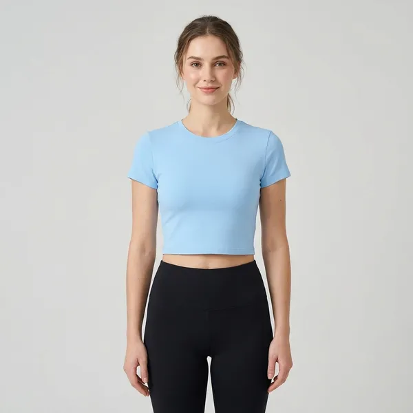 Combo_of_Solid_Baby_Tees(2)__|_Sky_Blue_&_Lavender|_180Gsm_Cotton_Crop_T-shirt