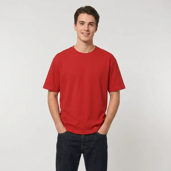Red_Solid_Oversized_Tee_240Gsm_Cotton_Tshirt
