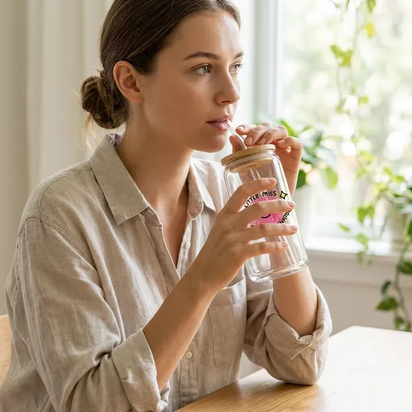 Little_Miss_Procrastinator_Glass_Tumbler_With_Straw