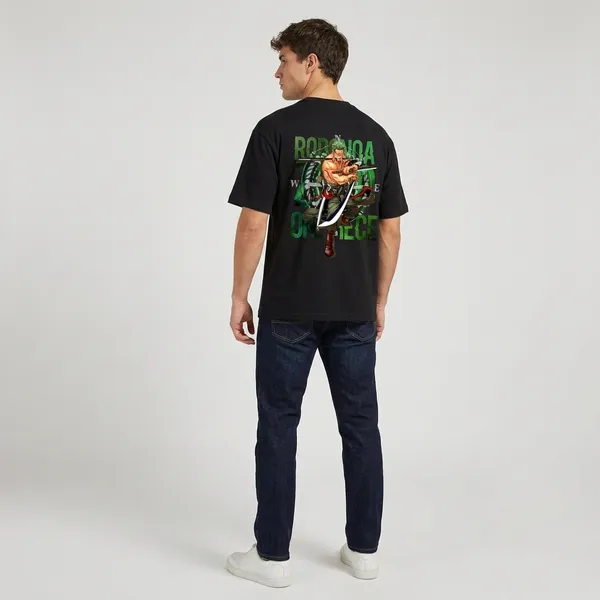 Roronoa_Zoro_One_Piece_Oversized_Tee_Unisex_240Gsm_Cotton