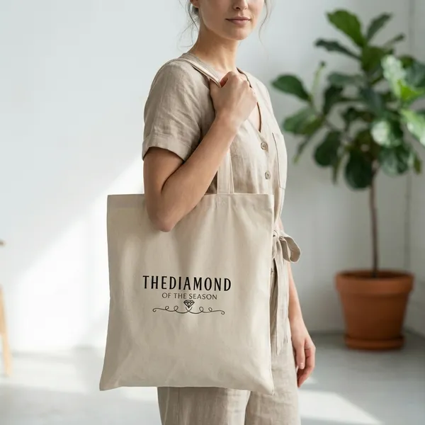 Combo_of_'Diamond_of_the_season'_Everyday_Tote_bag_&_Canvas_pouch_|_Tote_Bag_with_Non_Zipper_Closure