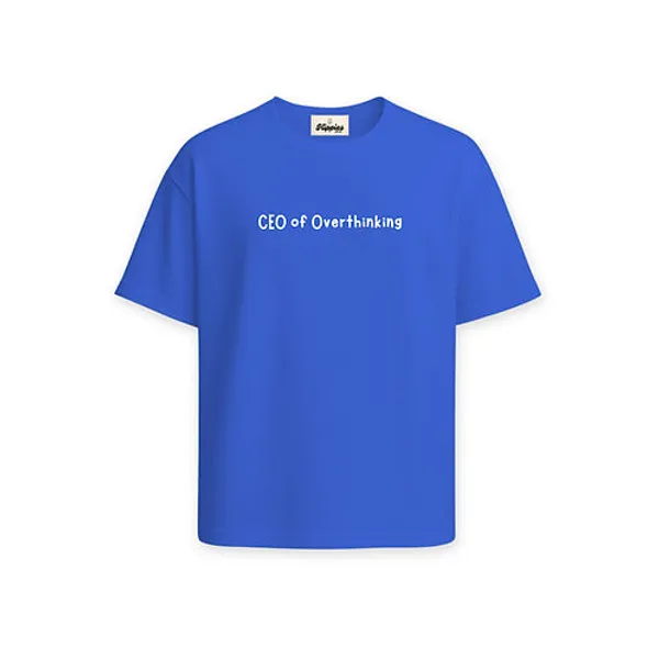 Ceo_Of_Overthinking_Oversized_Tee_Unisex_240Gsm_Cotton