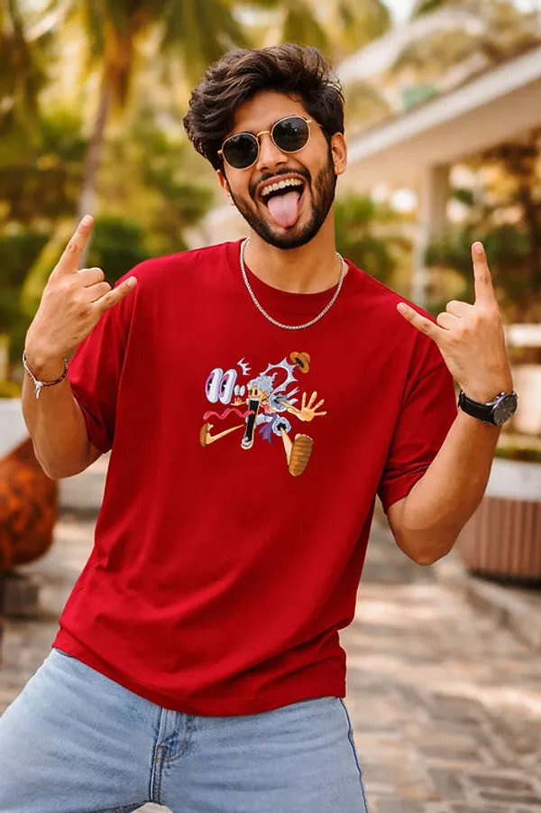 Luffy_Gear_5_Unisex_T_Shirt_Regular_Fit_180Gsm_Cotton