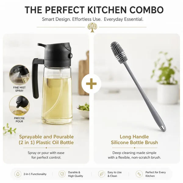 Sprayable_and_Pourable_(2_in_1)_Plastic_Oil_Bottle_Black_with_Long_Handle__Silicone_Brush