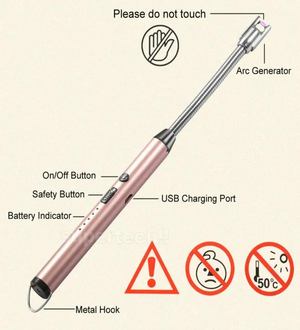 Pack_Of_2_Rechargeable_Electric_Arc_USB_Lighter