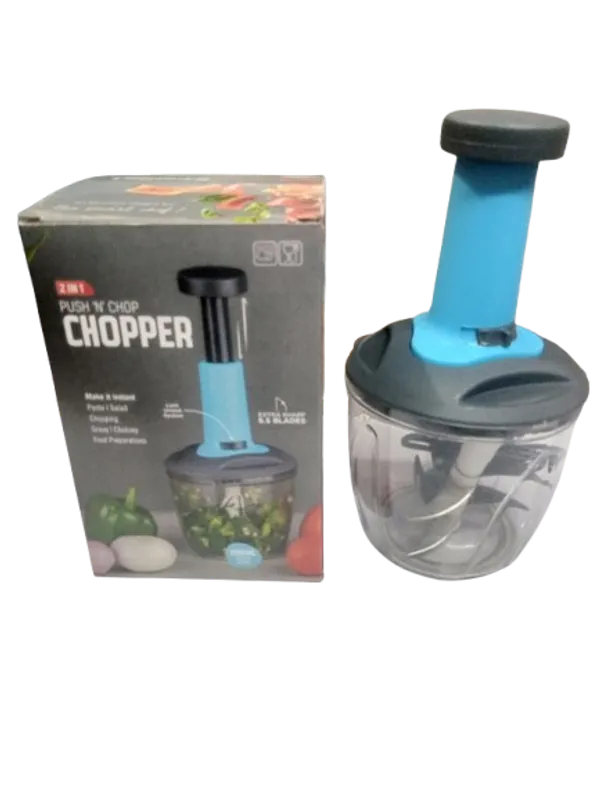 6_Blade_Push_"N"_Chop_Chopper_1100_ml