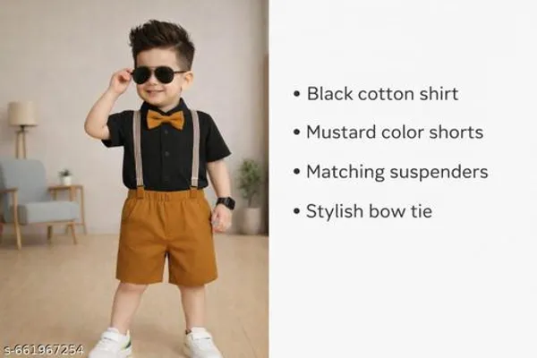 Khaki_Cotton_Premium_And_Fancy_Design_Suit_Set_For_Boys
