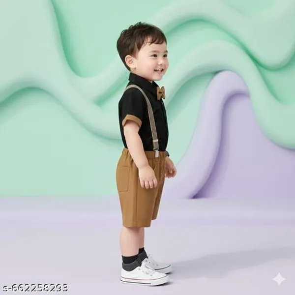 Khaki_Cotton_Premium_And_Fancy_Design_Suit_Set_For_Boys