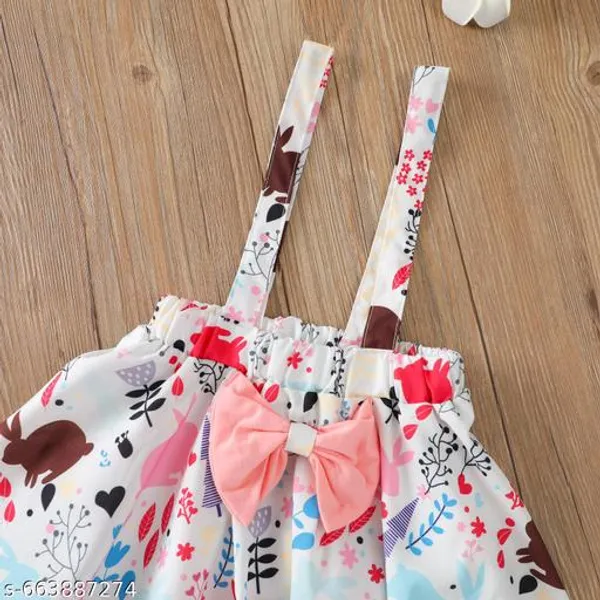 Red_And_Peach_Cotton_Premium_And_Fancy_Design_Dress_For_Girls_(Pack_Of_2)