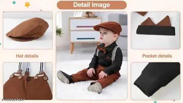 Black_And_Brown_Cotton_Premium_And_Fancy_Design_Suit_Set_For_Boys