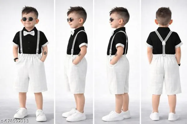 Black_And_White_Cotton_Premium_And_Fancy_Design_Suit_Set_For_Boys