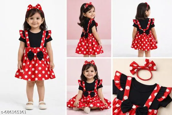 Red_Cotton_Premium_And_Fancy_Design_Dress_For_Girls