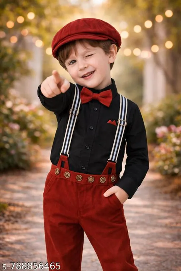 Black_And_Red_Cotton_Premium_And_Fancy_Design_Suit_Set_For_Boys