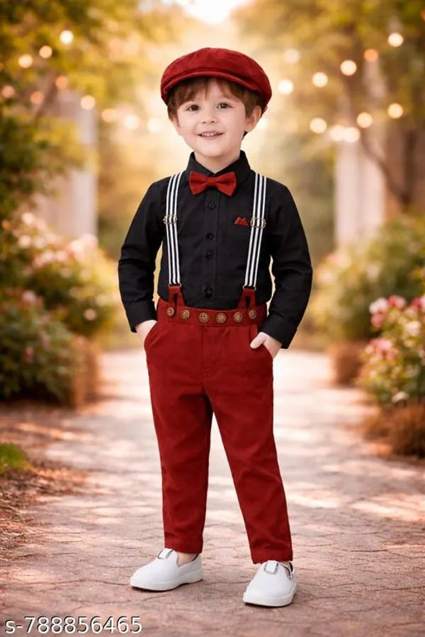 Black_And_Red_Cotton_Premium_And_Fancy_Design_Suit_Set_For_Boys