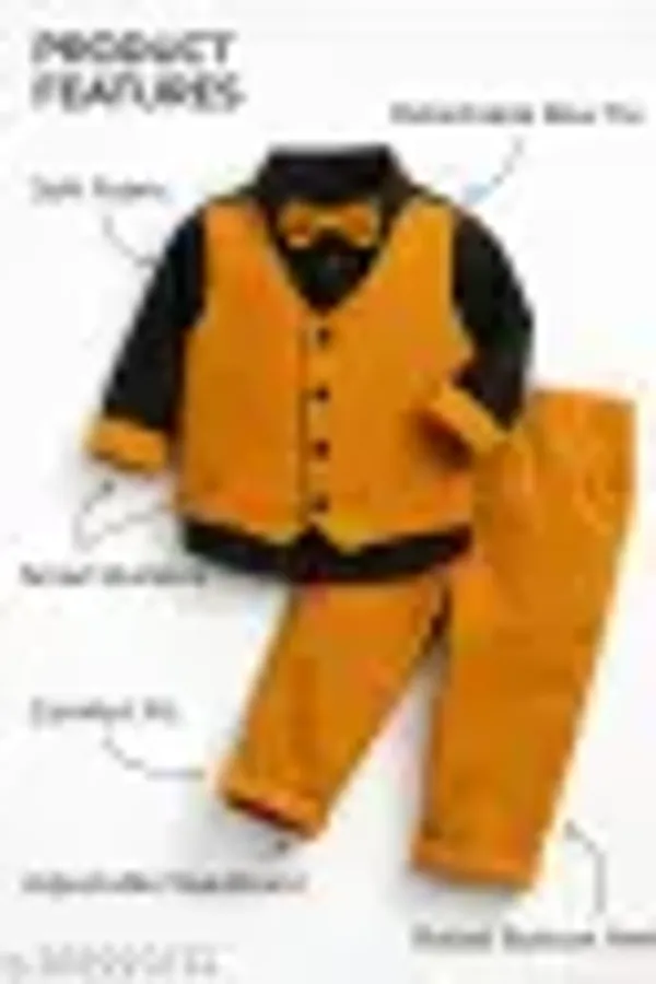 Khaki_Cotton_Premium_And_Fancy_Design_Suit_Set_For_Boys_(Pack_Of_2)