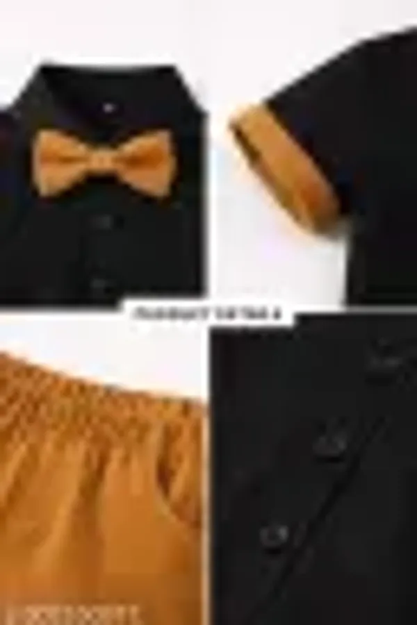 Khaki_Cotton_Premium_And_Fancy_Design_Suit_Set_For_Boys