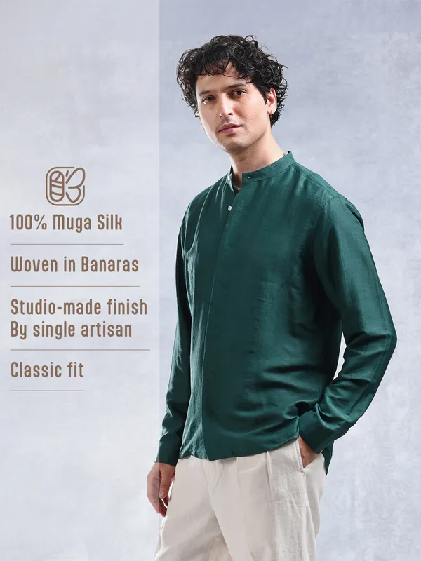 100%_Muga_Silk_classic_fit_BuShirt