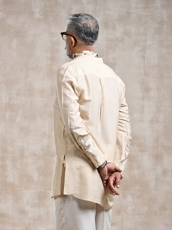 100%_Muga_Silk_classic_fit_short-kurta