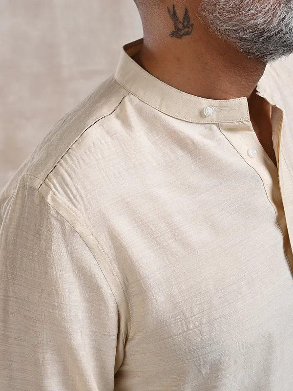 100%_Muga_Silk_classic_fit_short-kurta