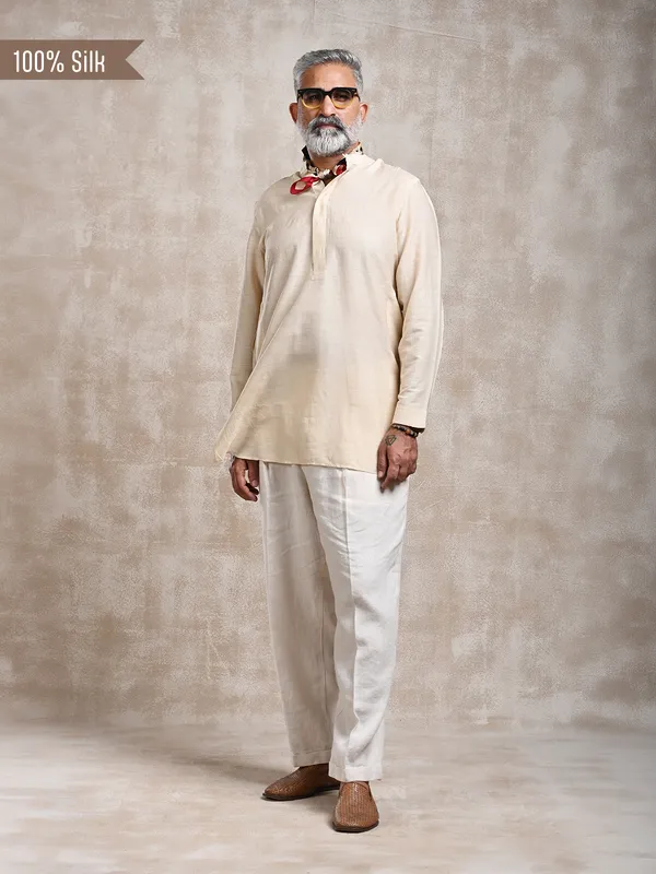 100%_Muga_Silk_classic_fit_short-kurta