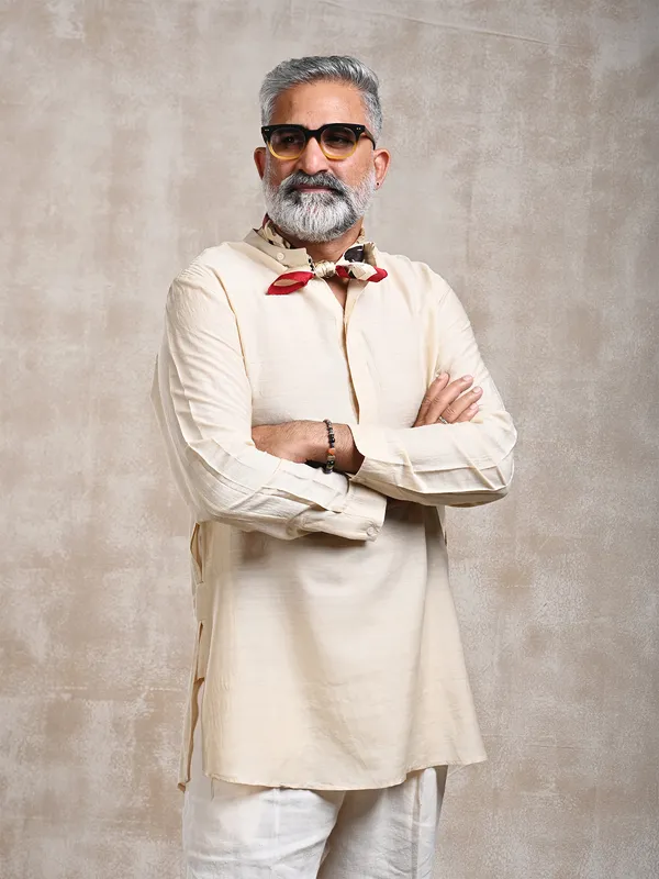 100%_Muga_Silk_classic_fit_short-kurta