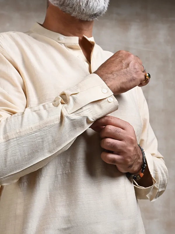 100%_Muga_Silk_classic_fit_short-kurta