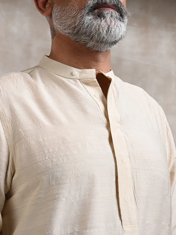 100%_Muga_Silk_classic_fit_short-kurta