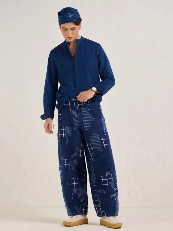 SIG._Handwoven_Collage_Quilted_Barrel_Cut_Pant
