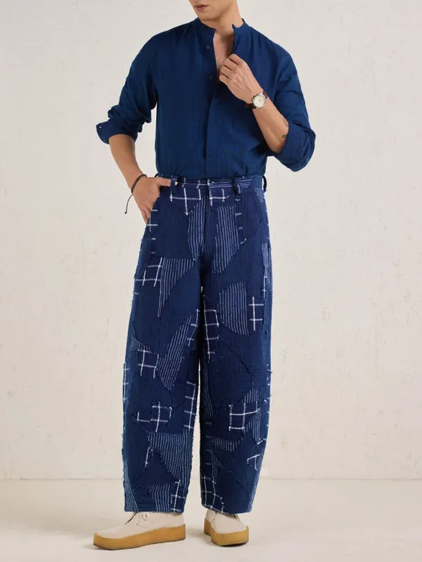 SIG._Handwoven_Collage_Quilted_Barrel_Cut_Pant