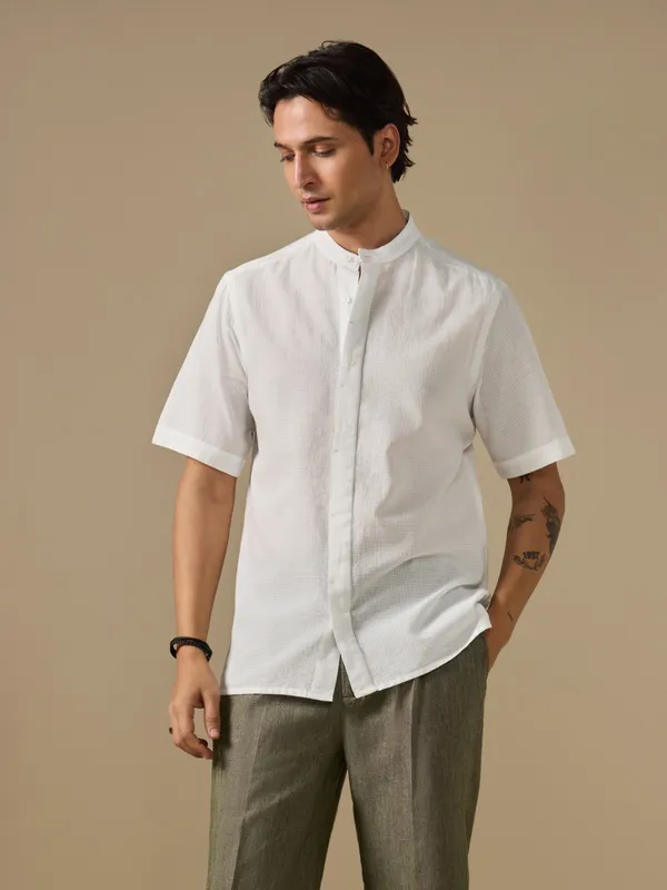 Handwoven_Cotton_Textured_Classic_Fit_Bushirt