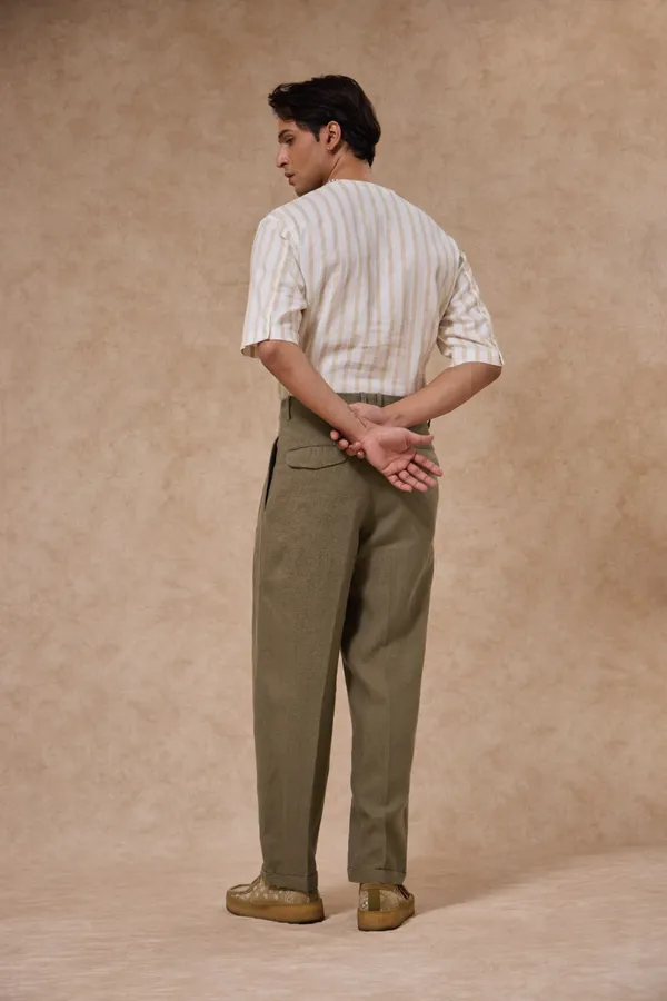 100%_Linen_Relax_Fit_High_Waist_Pleated_Trouser