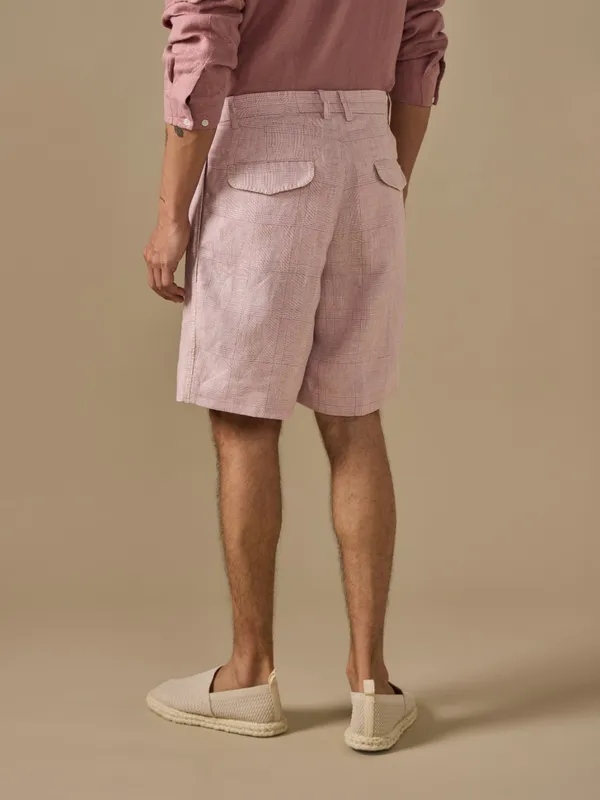 Hand_Embroidered_100%_Linen_Pleated_Shorts