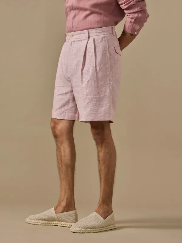 Hand_Embroidered_100%_Linen_Pleated_Shorts