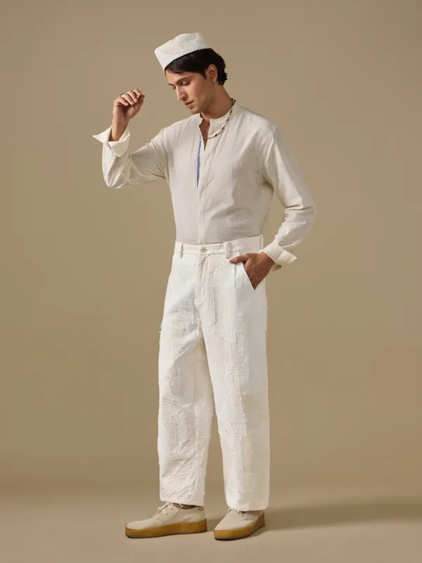 SIG._Handwoven_Collage_Quilted_Barrel_Cut_Pant