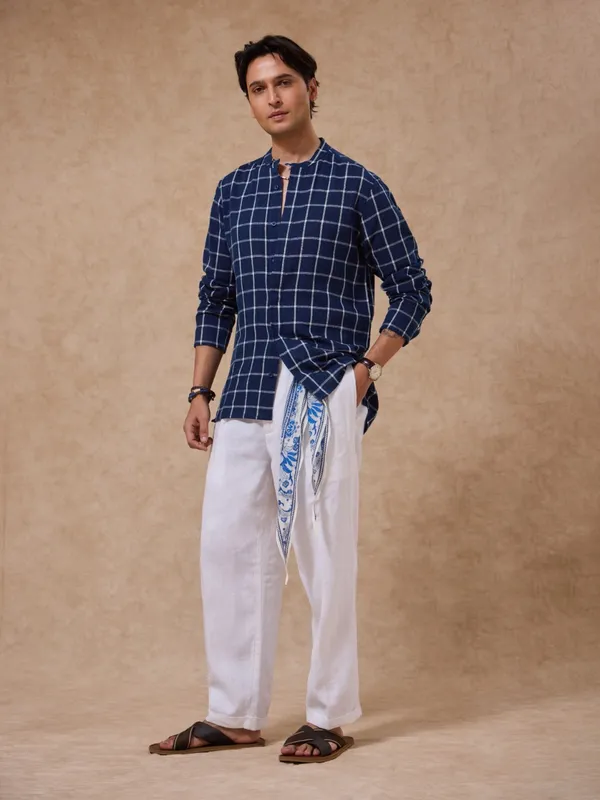 Handwoven_Indigo_Classic_Fit_Bushirt