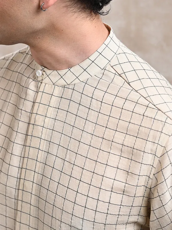 100%_Natural_Muga_Silk_classic_fit_BuShirt_in_check