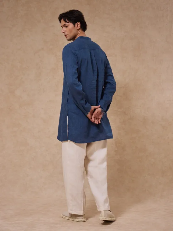 100%_Linen_Classic_Fit_Embroidered_Tunic
