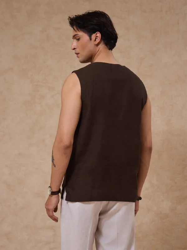 100%_Linen_Classic_Fit_Woven_Tank_Top