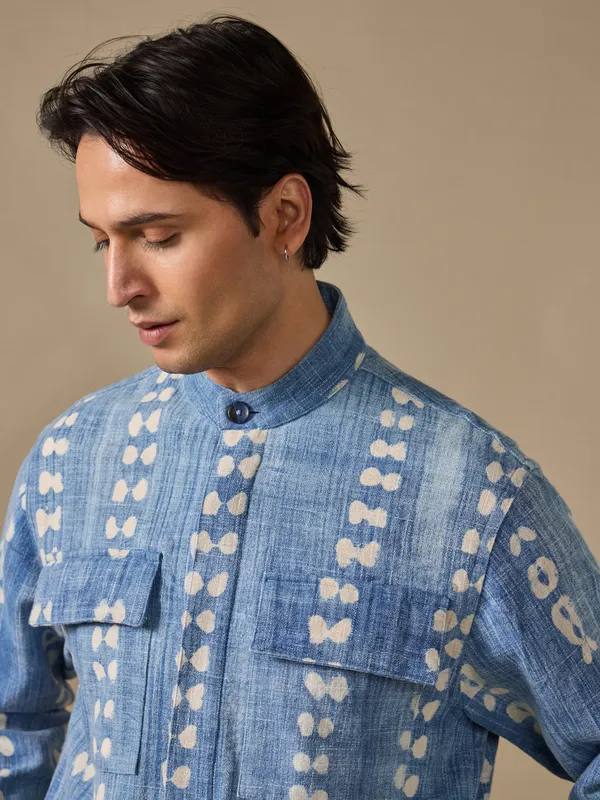 Hand_Brushed_Indigo_Print_Relaxed_Fit_Shacket