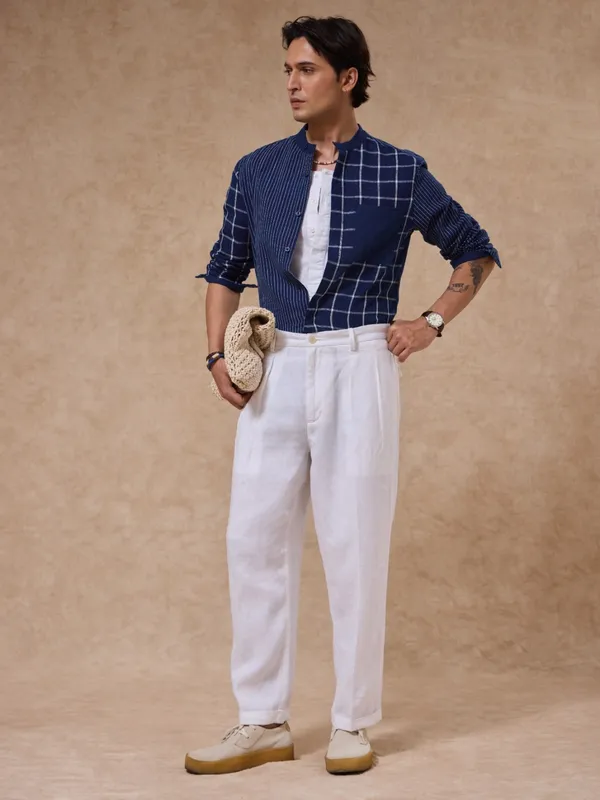 Handwoven_Indigo_Classic_Fit_Fun_Bushirt