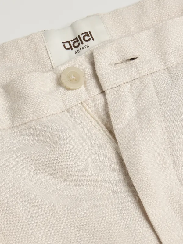 100%_Linen_Relax_Fit_Pleated_Trouser