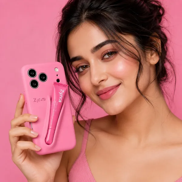 Pink_Phone_Case_With_Peptide_Lip_Tint