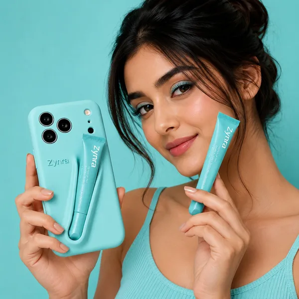 Aqua_Blue_Phone_Case_With_Peptide_Lip_Tint