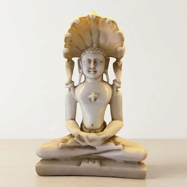 Handcrafted_Jain_Tirthankara_Idol_In_Meditation_Pose_With_Serpent_Canopy._11"