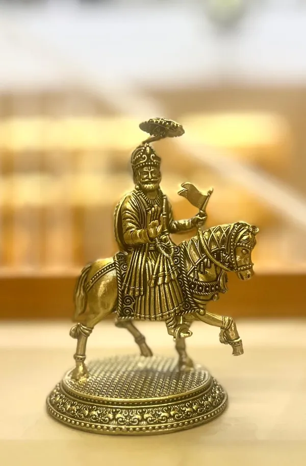 Maharaja_Ramdevpir_on_Horse_Statue_Fine_Brass_Idol_12_CM